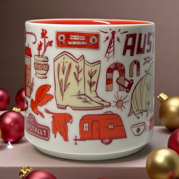 Starbucks Austin Texas Been There Series 14oz Mug 2021 Coffee Cup EUC - Picture 2 of 6